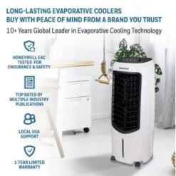 Honeywell 194 Cfm Indoor Evaporative Air Cooler W/remote Control -Air Conditioners 115179 w DetailedProductView5 Lg