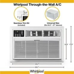 Whirlpool® Energy Star 8k Btu 115v Wall Air Conditioner W/remote Control -Air Conditioners 115209 w DetailedProductView3 Lg
