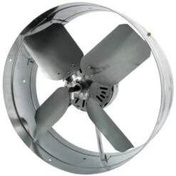 Ventamatic 120 Volt Round Gable Mount Power Attic Ventilator 14"