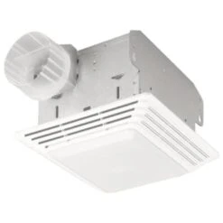 Broan® 679 Combination Fan/Light, 70 CFM, 4" Duct, 120 VAC, 2 A