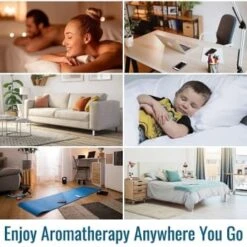 Healthsmart Essential Oil Diffuser & Cool Mist Humidifier For Small Rooms, Wood -Air Conditioners 208759 w DetailedProductView5 Lg