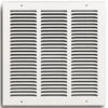 Truaire 14 In. X 14 In. White Stamped Return Air Grille With 4 Screw Holes