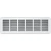 Truaire 30 In. X 8 In. White Stamped Return Air Grille