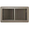 Truaire 6 In. X 12 In. Brown Floor Register