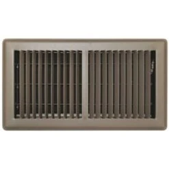 Truaire 6 In. X 12 In. Brown Floor Register