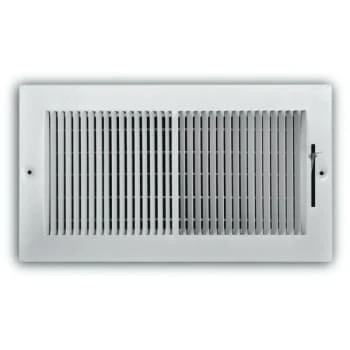 Truaire 12 In. X 6 In. 2-Way 1/3 In. Fin Spaced Wall/ceiling Register 3 Truaire 12 In. X 6 In. 2-Way 1/3 In. Fin Spaced Wall/ceiling Register