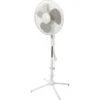 GENERIC 16" Oscillating White Pedestal Fan