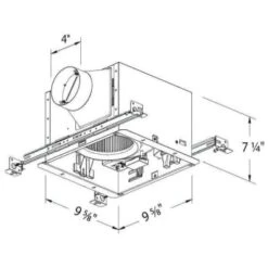Delta Breez Signature 110 CFM Exhaust Fan -Air Conditioners 260533 DetailedProductView1 Lg