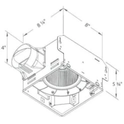 Delta Breez Greenbuilder 80 CFM Exhaust Fan With Led Light 7 Delta Breez Greenbuilder 80 CFM Exhaust Fan With Led Light -Air Conditioners 260546 DetailedProductView19 Lg