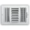 Truaire 12 In X 8 In 3-Way Fixed Curved Blade Wall/ceiling Register 2 Truaire 12 In X 8 In 3-Way Fixed Curved Blade Wall/ceiling Register -Air Conditioners 273220 MainProductImage Lg