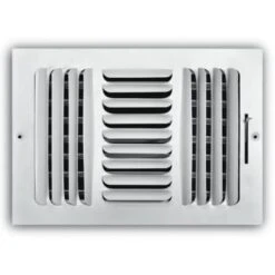 Truaire 12 In X 8 In 3-Way Fixed Curved Blade Wall/ceiling Register