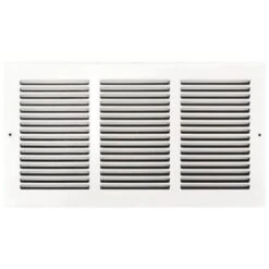 Truaire 16" X 8" White Stamped Return Air Grille