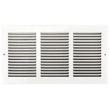Truaire 16" X 8" White Stamped Return Air Grille 3 Truaire 16" X 8" White Stamped Return Air Grille