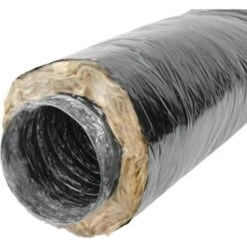 Hart & Cooley 8"x25' R-4.2 Black Poly Flex Duct