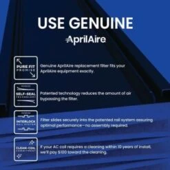Aprilaire 4.19 " X 21.44 " X 4.25 " Media Air Filter Merv 13 11 Aprilaire 4.19 " X 21.44 " X 4.25 " Media Air Filter Merv 13 -Air Conditioners 304318 DetailedProductView2 Lg