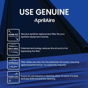 Aprilaire 4.19 " X 21.44 " X 4.25 " Media Air Filter Merv 13 5 Aprilaire 4.19 " X 21.44 " X 4.25 " Media Air Filter Merv 13 - Image 3