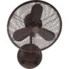 Craftmade™ 14" Bellows I Oscillating Wall Fan Stainless Aged Bronze