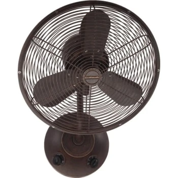 Craftmade™ 14" Bellows I Oscillating Wall Fan Stainless Aged Bronze 3 Craftmade™ 14" Bellows I Oscillating Wall Fan Stainless Aged Bronze