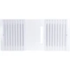 Rush Hampton® Ca-90 Louver/grill, White -Air Conditioners 837840 V Lg