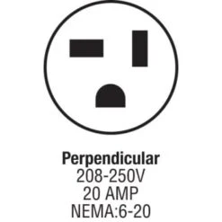 Amana® Digismart™ Packaged Terminal Air Conditioner - 230/280v - 14,000 Btu - R-410a Refrigerant With Filter Drier 14 Amana® Digismart™ Packaged Terminal Air Conditioner - 230/280v - 14,000 Btu - R-410a Refrigerant With Filter Drier -Air Conditioners Perpendicular 20Amp Lg